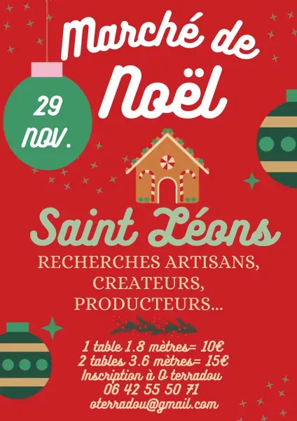Marché de Noël à Saint-Léons — Le Marché de Noël de Saint-Léons