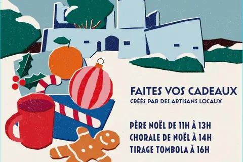 Marché de Noël à Saint-Pierre-Lafeuille — Marché de Noël au Château du Roussillon