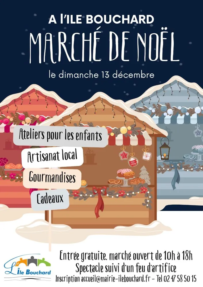 Marché de Noël à L'Île-Bouchard — Marché de noël