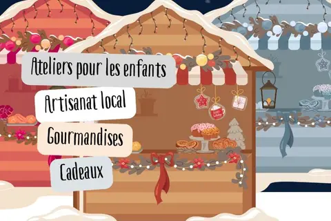 Marché de Noël à L'Île-Bouchard — Marché de noël