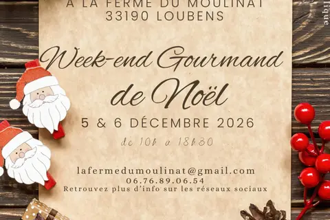 Marché de Noël à Loubens — Week-end Gourmand de Noël de la ferme du Moulinat