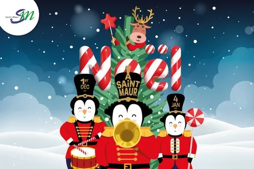 Marché de Noël à Saint-Maur-des-Fossés — Village de Noël au pays de Casse-Noisette – Place de Molènes