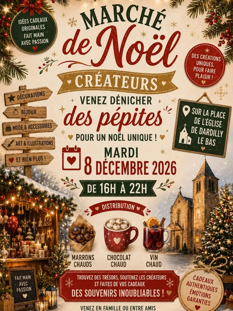 Marché de Noël à Dardilly — Marché de Noël et créateurs de Dardilly