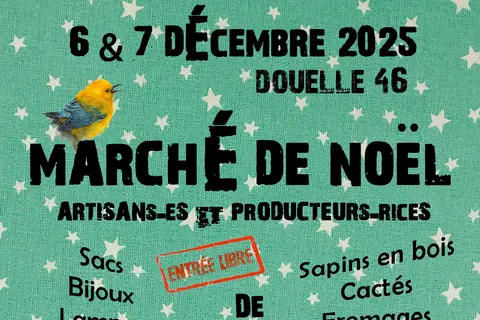 Marché de Noël à Douelle — Marché de Noël à Douelle