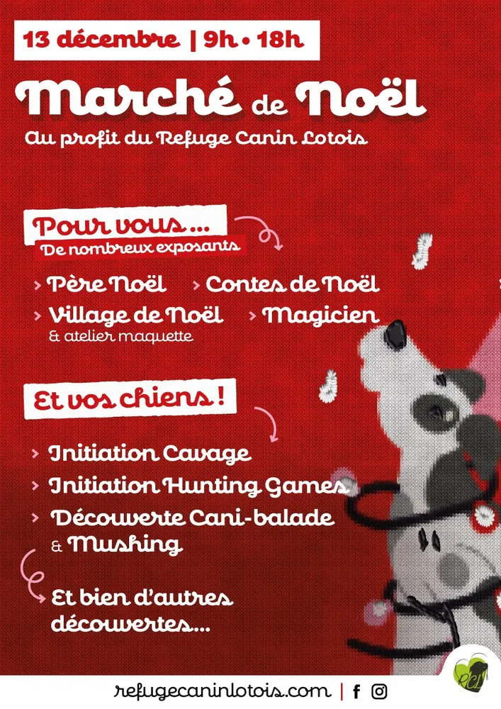 Marché de Noël à Cahors — Marché de Noël du Refuge Canin Lotois