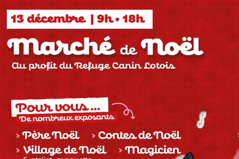 Marché de Noël à Cahors — Marché de Noël du Refuge Canin Lotois