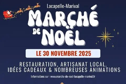 Marché de Noël à Lacapelle-Marival — Marché de Noël à Lacapelle-Marival
