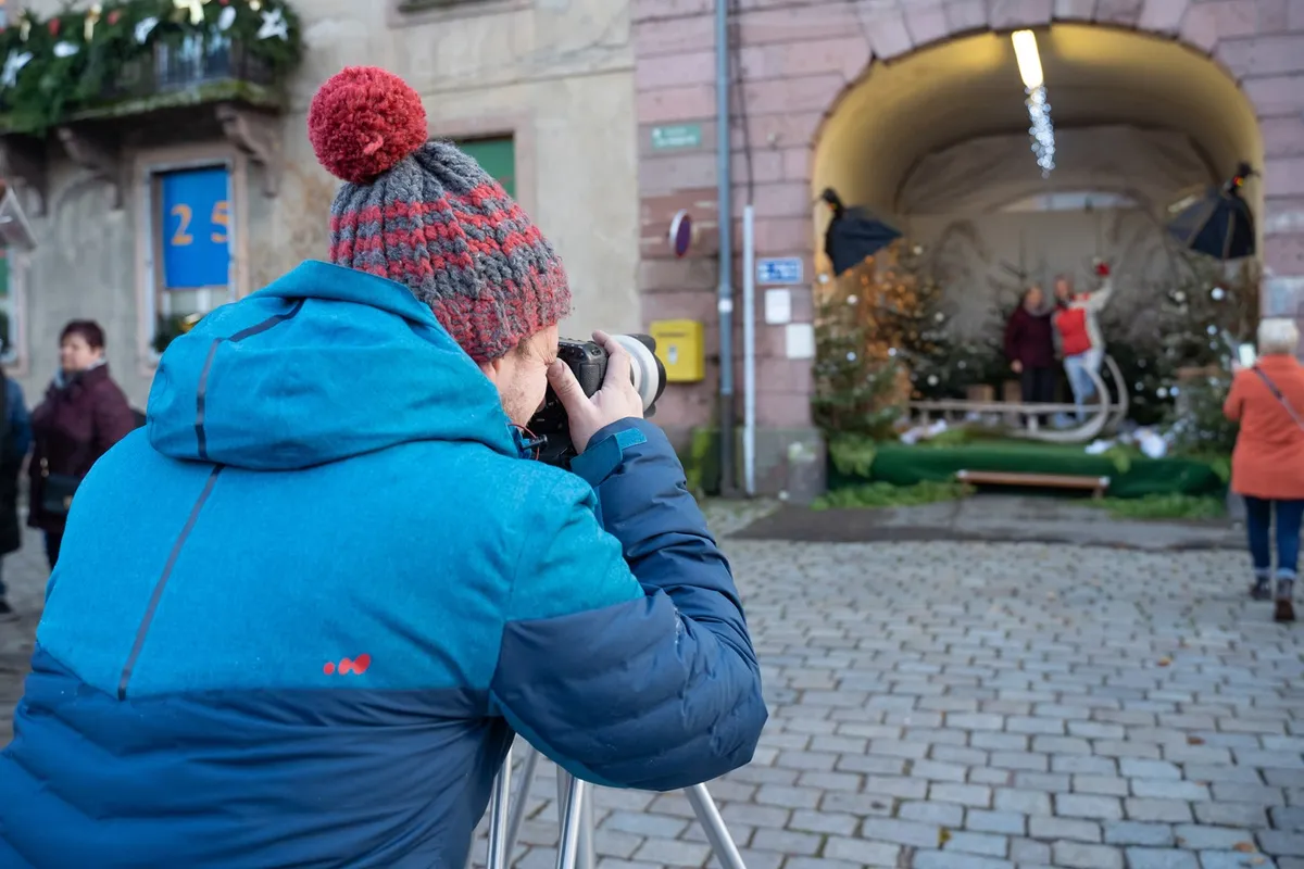 Marché de Noël à Munster — Cheese ! On vous offre la photo