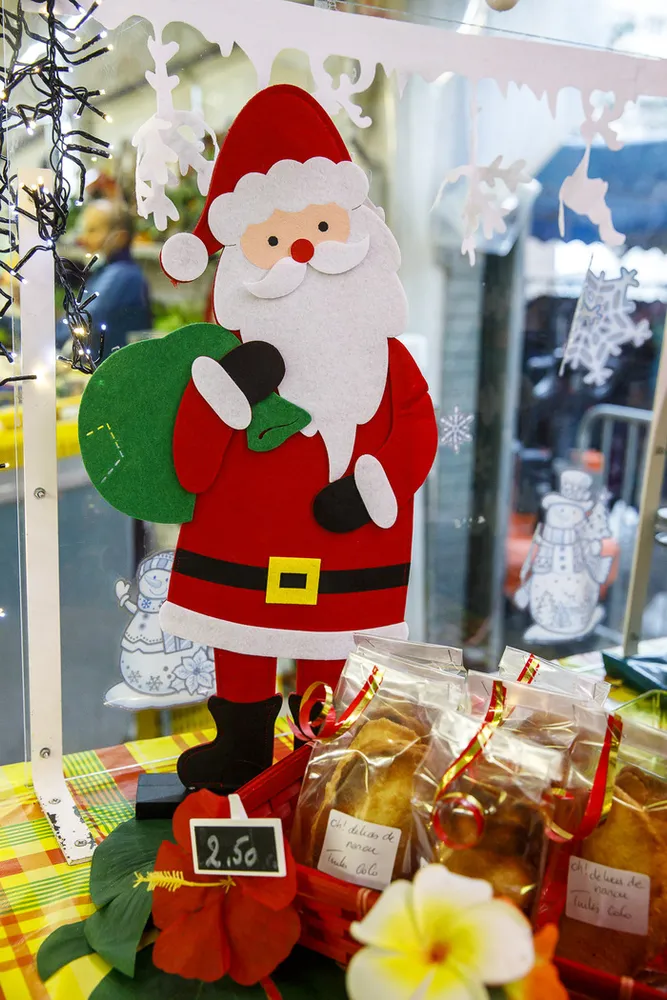 Marché de Noël à Meudon — Le Père Noël au Marché de Meudon-la-Forêt