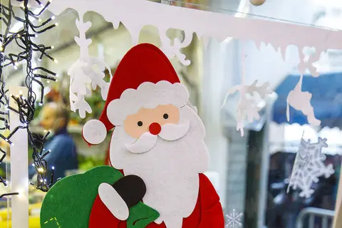 Marché de Noël à Meudon — Le Père Noël au Marché de Meudon-la-Forêt