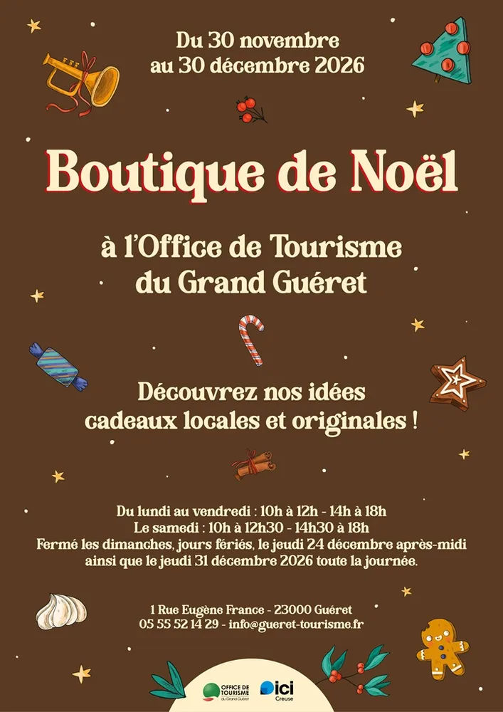 Marché de Noël à Guéret — Boutique Idées Cadeaux Noël