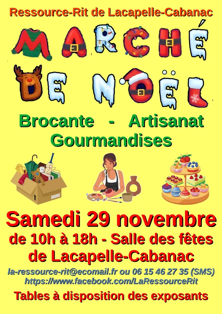 Marché de Noël à Puy-l'Évêque — Marché de Noël