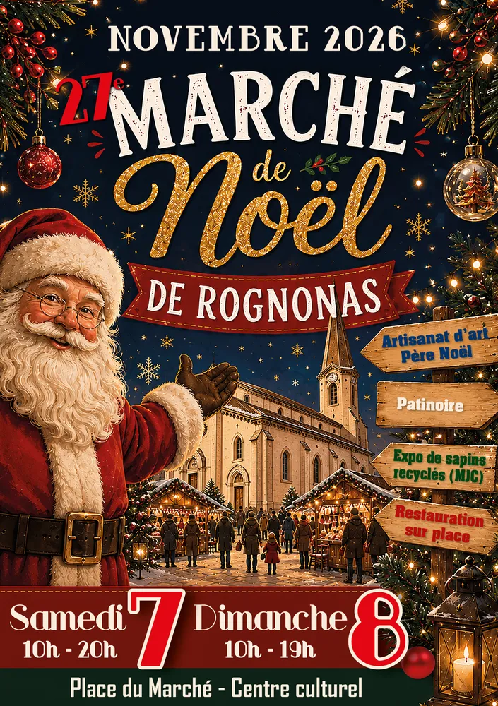 Marché de Noël à Rognonas — Marché de Noël