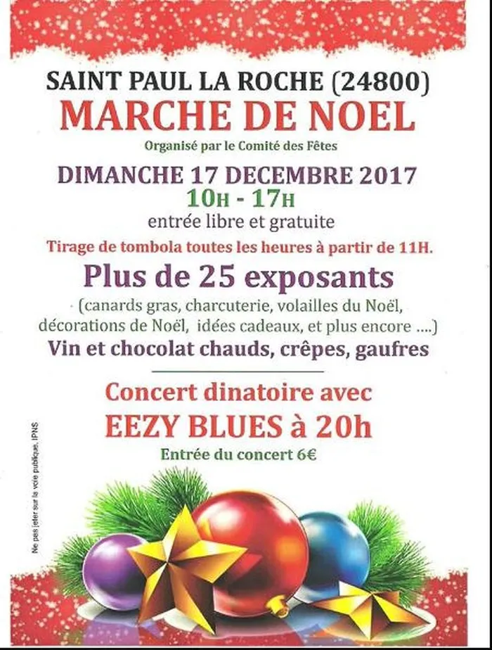 Marché de Noël à Saint-Paul-la-Roche — Marché de Noël