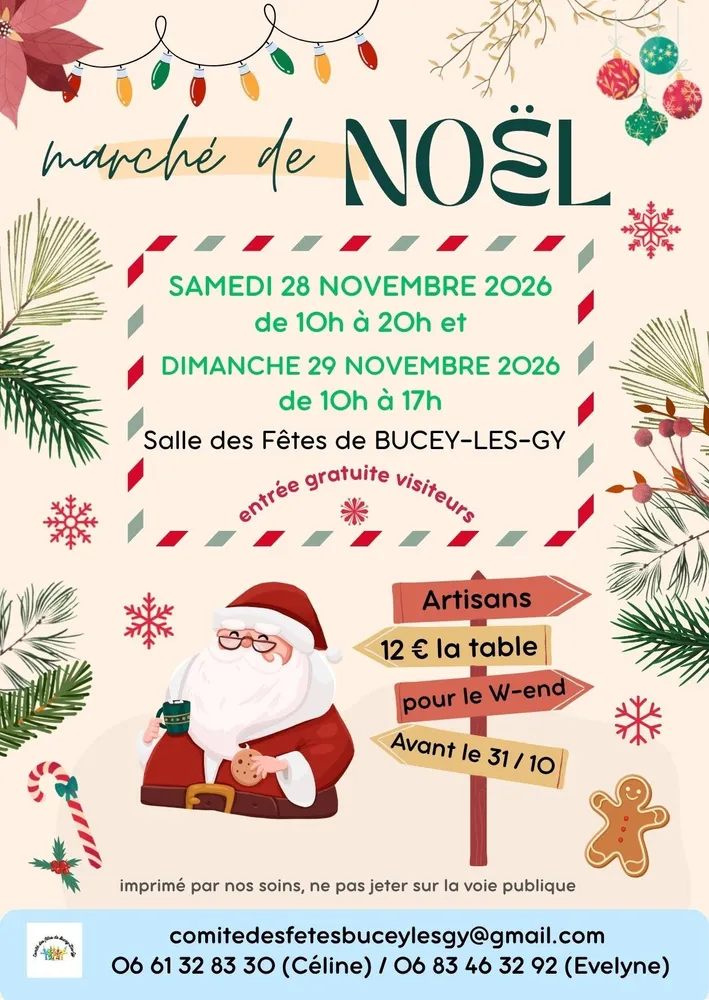 Marché de Noël à Bucey-lès-Gy — Marché de Noël à Bucey-lès-Gy