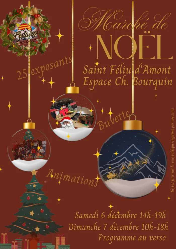 Marché de Noël à Saint-Féliu-d'Amont — Marché de Noël de Saint Feliu d'Amont