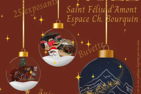 Marché de Noël à Saint-Féliu-d'Amont — Marché de Noël de Saint Feliu d'Amont