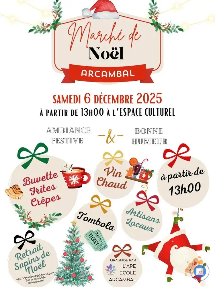 Marché de Noël à Arcambal — Marché de Noël à Arcambal