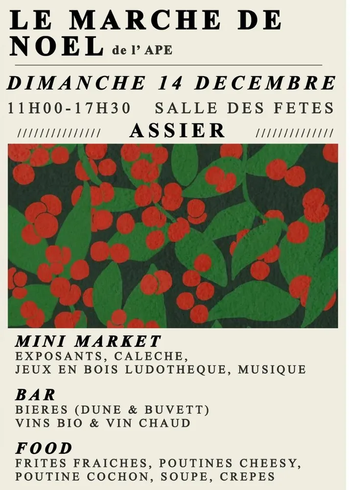 Marché de Noël à Assier — Marché de Noël à Assier