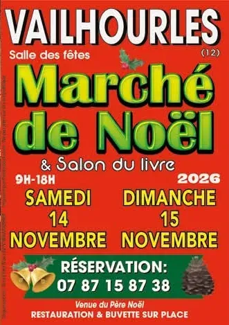Marché de Noël à France — Marché de Noël et Salon du livre