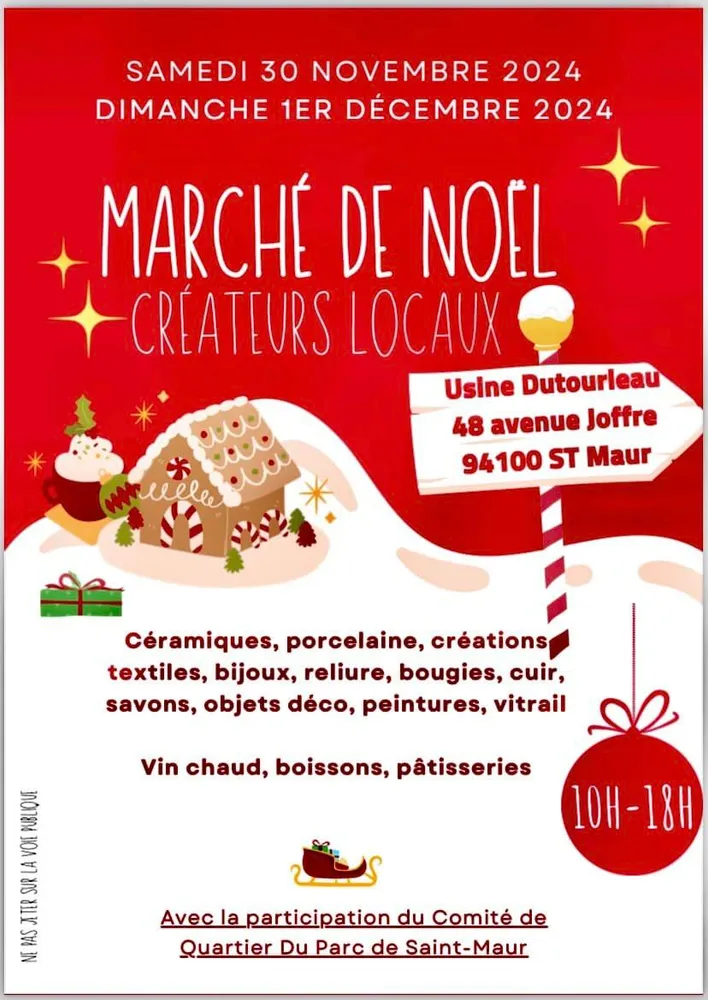 Marché de Noël à Saint-Maur-des-Fossés — Marché de Noël Dutourleau – Usine Dutourleau