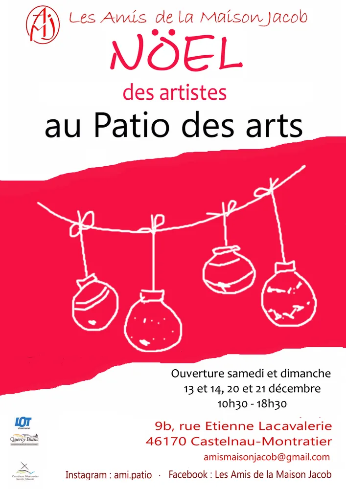 Marché de Noël à Saint-Antonin-Noble-Val — Noël des artistes au Patio des Arts