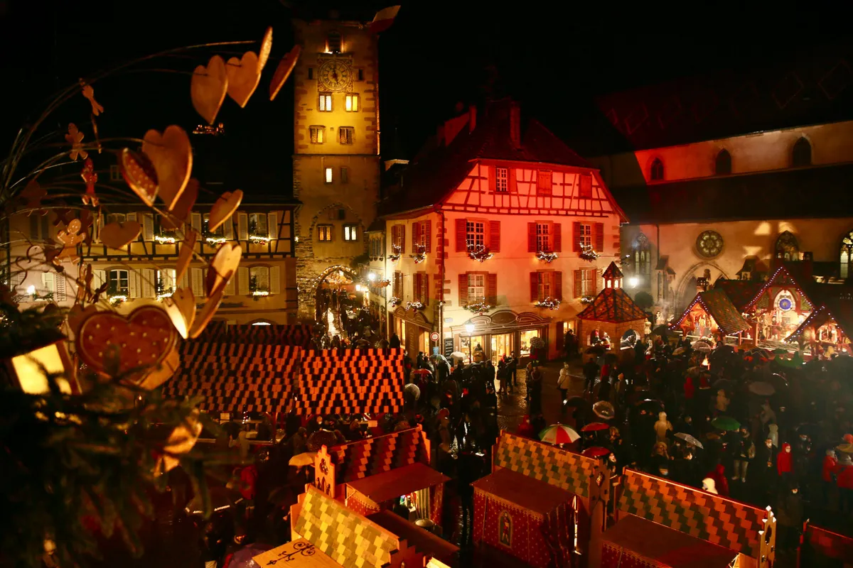 Marché de Noël à Ribeauvillé — Marché de Noël médiéval