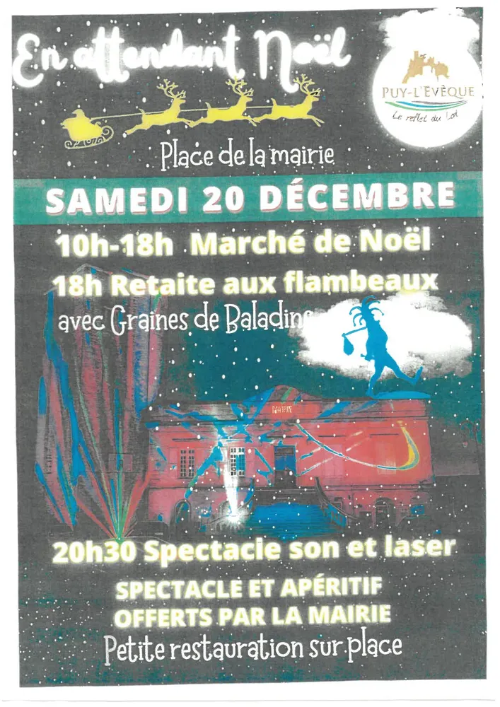 Marché de Noël à Puy-l'Évêque — Marché de Noël à Puy-l'Évêque