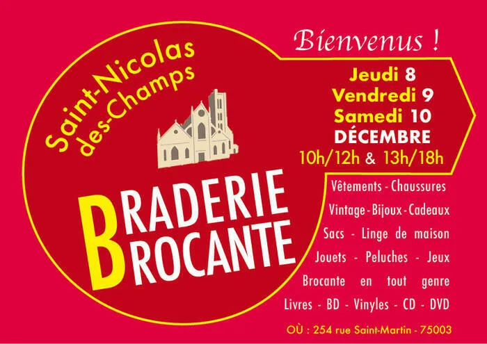 Marché de Noël à Paris — Braderie-Brocante de Noël