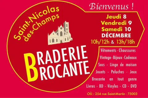 Marché de Noël à Paris — Braderie-Brocante de Noël