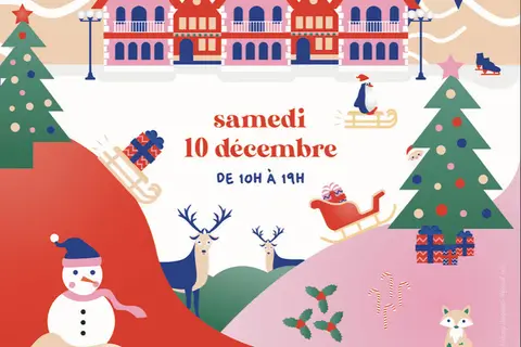 Marché de Noël à Isle-et-Bardais — Marché de Noël Lyon Can Do It à la cité des Halles