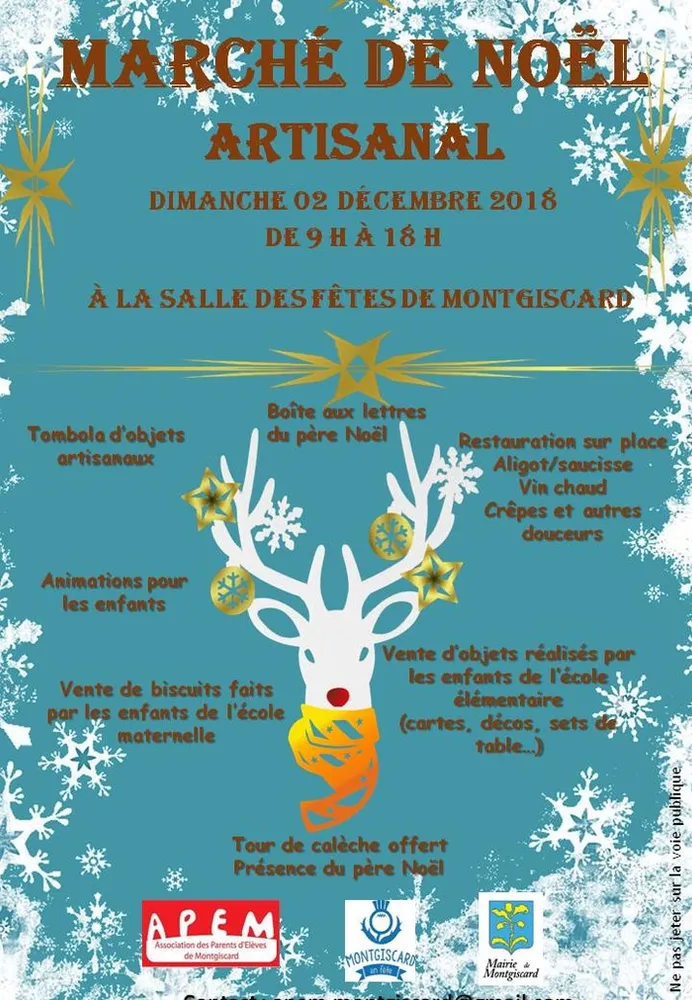 Marché de Noël à Montlaur — Marché de Noël Artisanal - Dimanche 2 décembre 2018 à Montgiscard