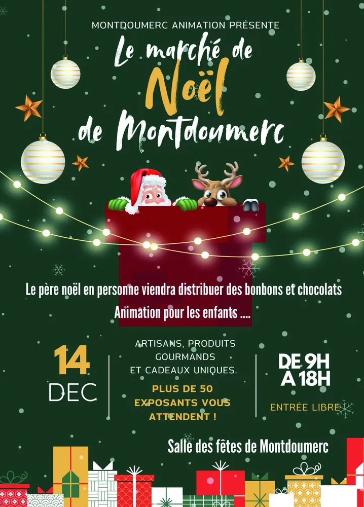 Marché de Noël à Montdoumerc — Marché de Noël à Montdoumerc