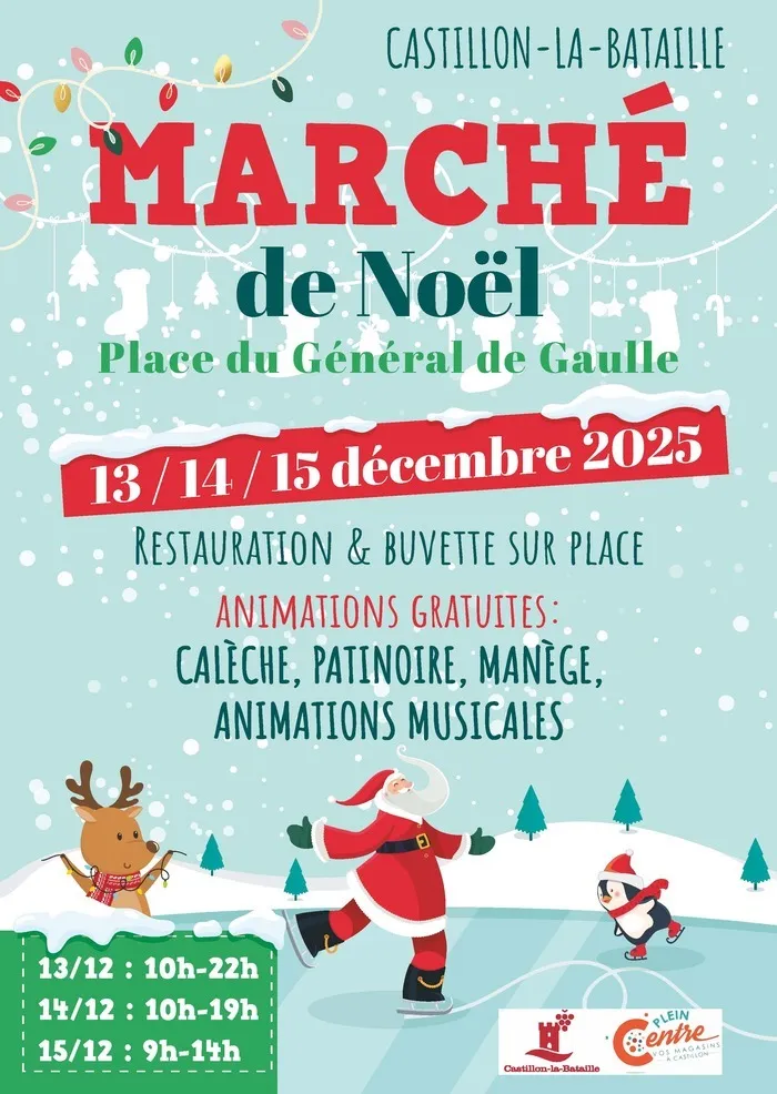 Marché de Noël à Castillon-la-Bataille — Marché de Noël