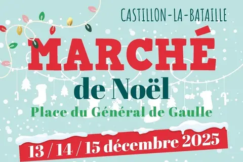 Marché de Noël à Castillon-la-Bataille — Marché de Noël