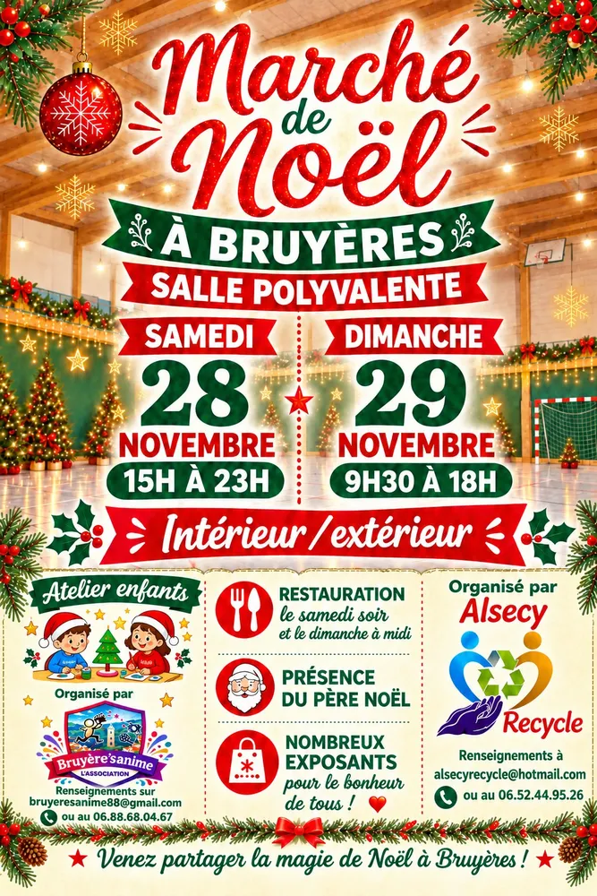 Marché de Noël à Bruyères — Marché de Noël