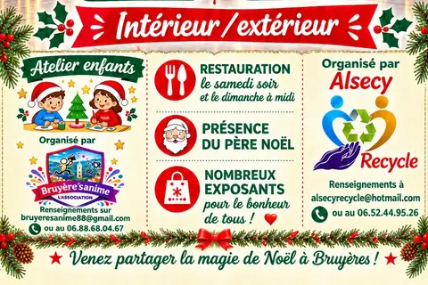 Marché de Noël à Bruyères