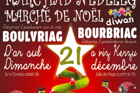 Marché de Noël à Bourbriac — Marché de Noël Diwan