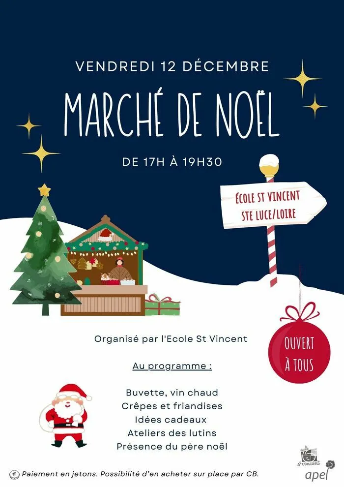 Marché de Noël à Sainte-Luce-sur-Loire — Marché de noël école Saint Vincent