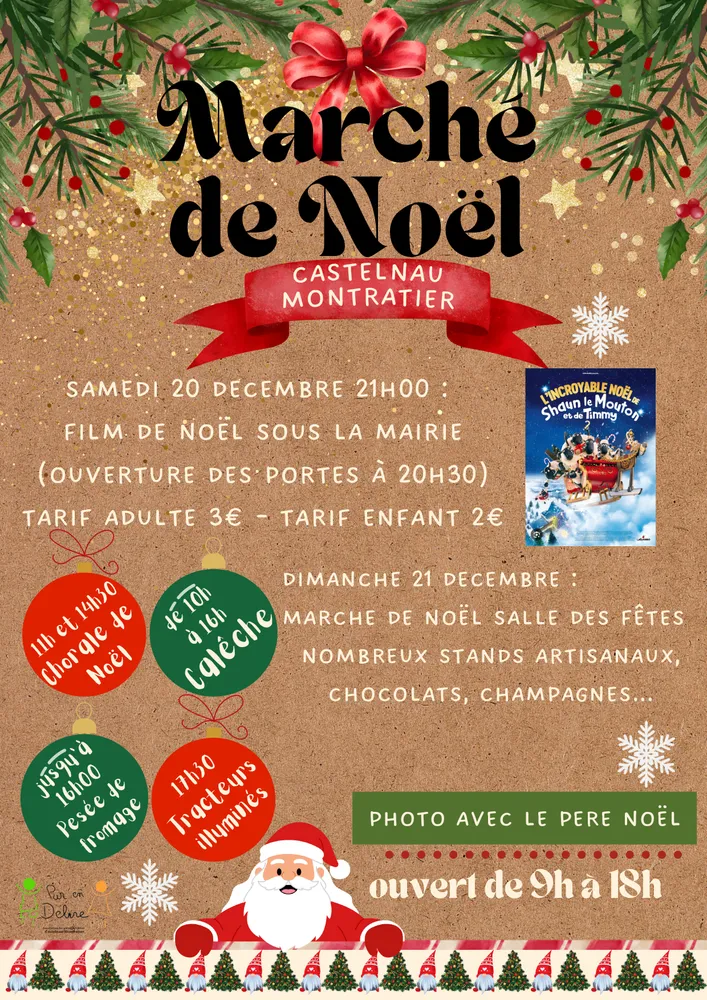 Marché de Noël à Castelnau-Montratier — Marché de Noël à Castelnau-Montratier