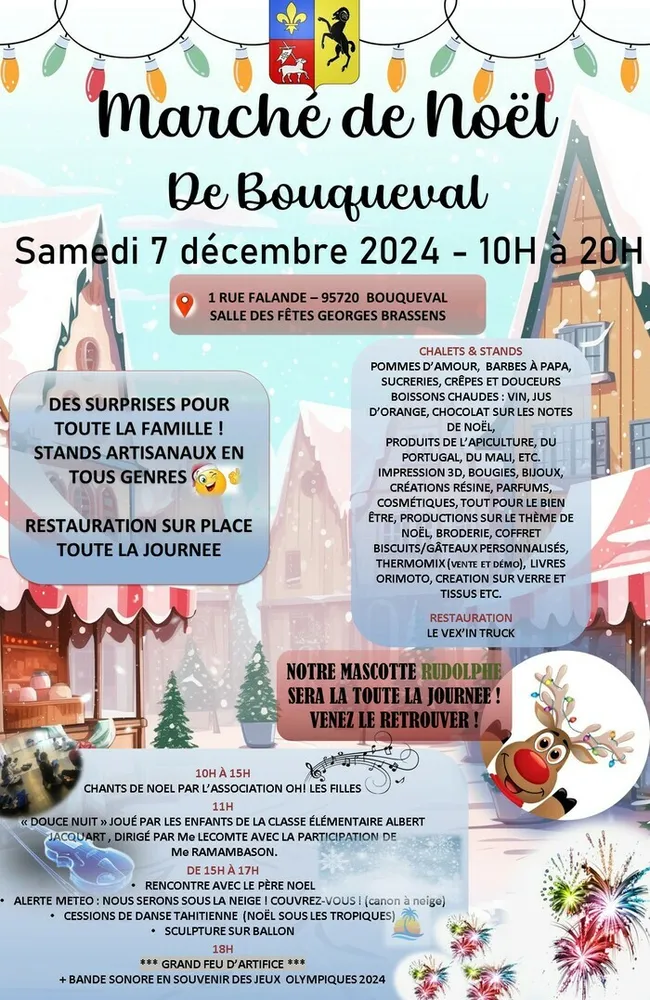 Marché de Noël à Bouqueval — Marché de Noël & feu d'artifice à Bouqueval