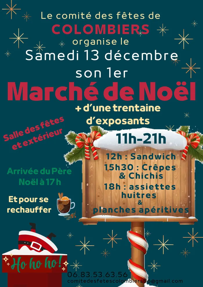 Marché de Noël à Colombiers — Marché de Noël