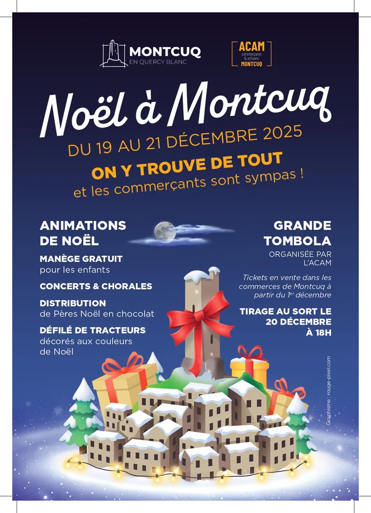 Marché de Noël à Montcuq-en-Quercy-Blanc — Marché de Noël de Montcuq