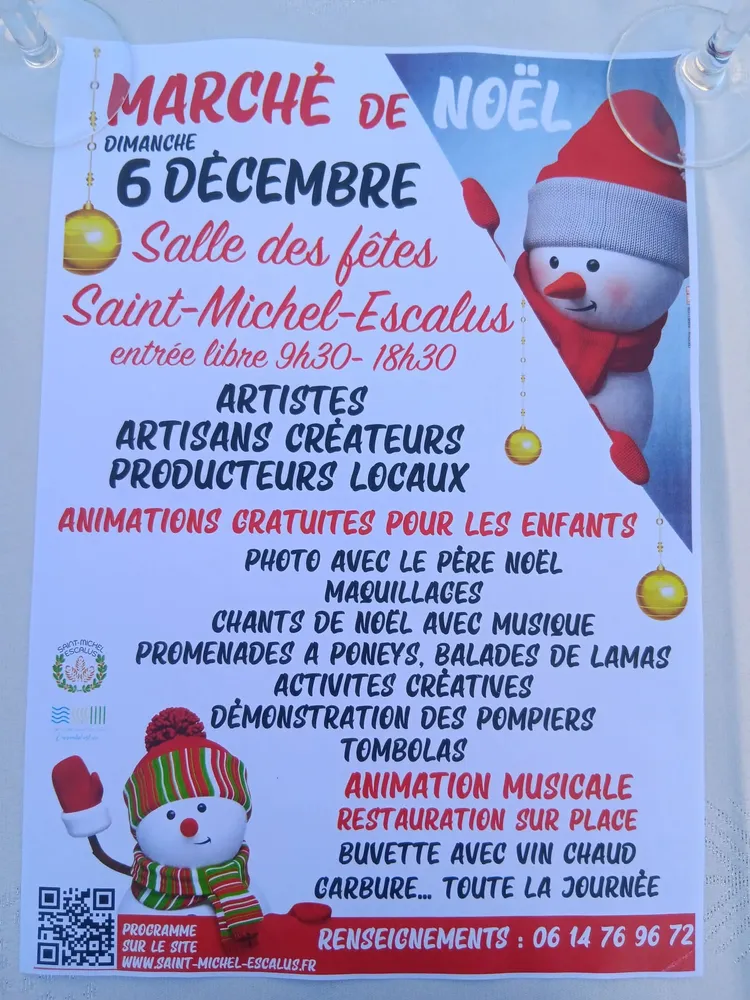 Marché de Noël à Saint-Michel-Escalus — Marché de Noël