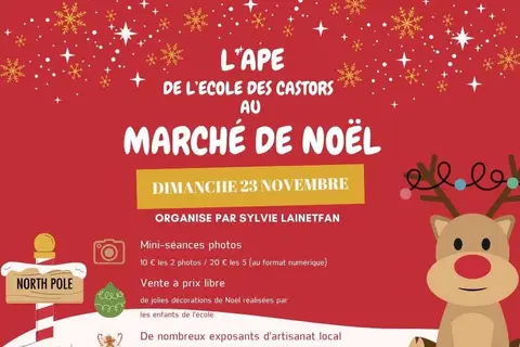 Marché de Noël à Bagnac-sur-Célé — Marché de Noël APE de l'école des Castors à Bagnac