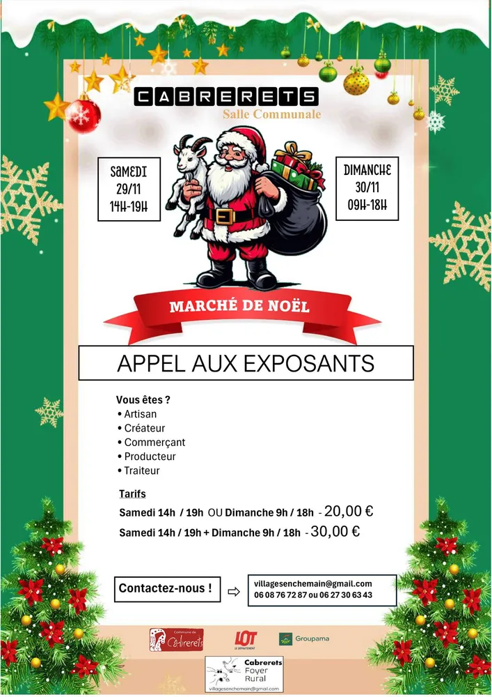 Marché de Noël à Cabrerets — Marché de Noël de Cabrerets