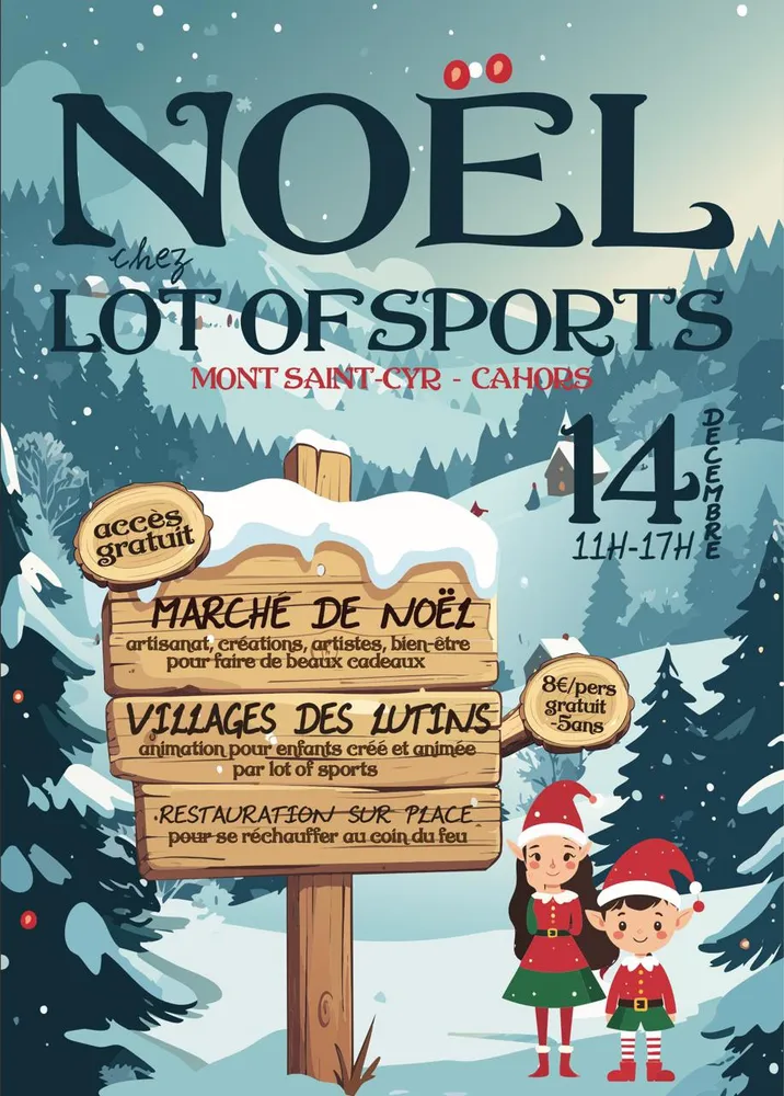 Marché de Noël à Cahors — Noël à Lot of Sports