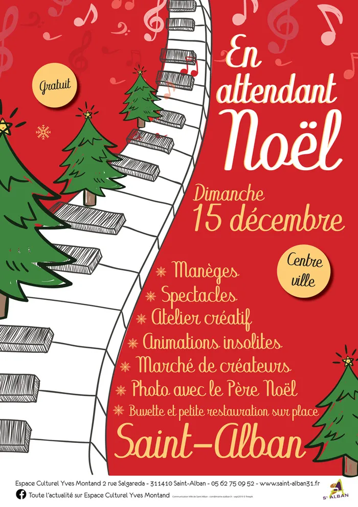 Marché de Noël à Saint-Alban — En attendant Noël