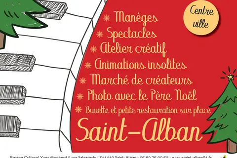 Marché de Noël à Saint-Alban — En attendant Noël
