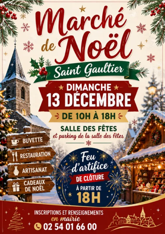 Marché de Noël à Saint-Gaultier — Marché de Noël